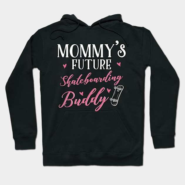 Skateboarding Mom and Baby Matching T-shirts Gift Hoodie by KsuAnn